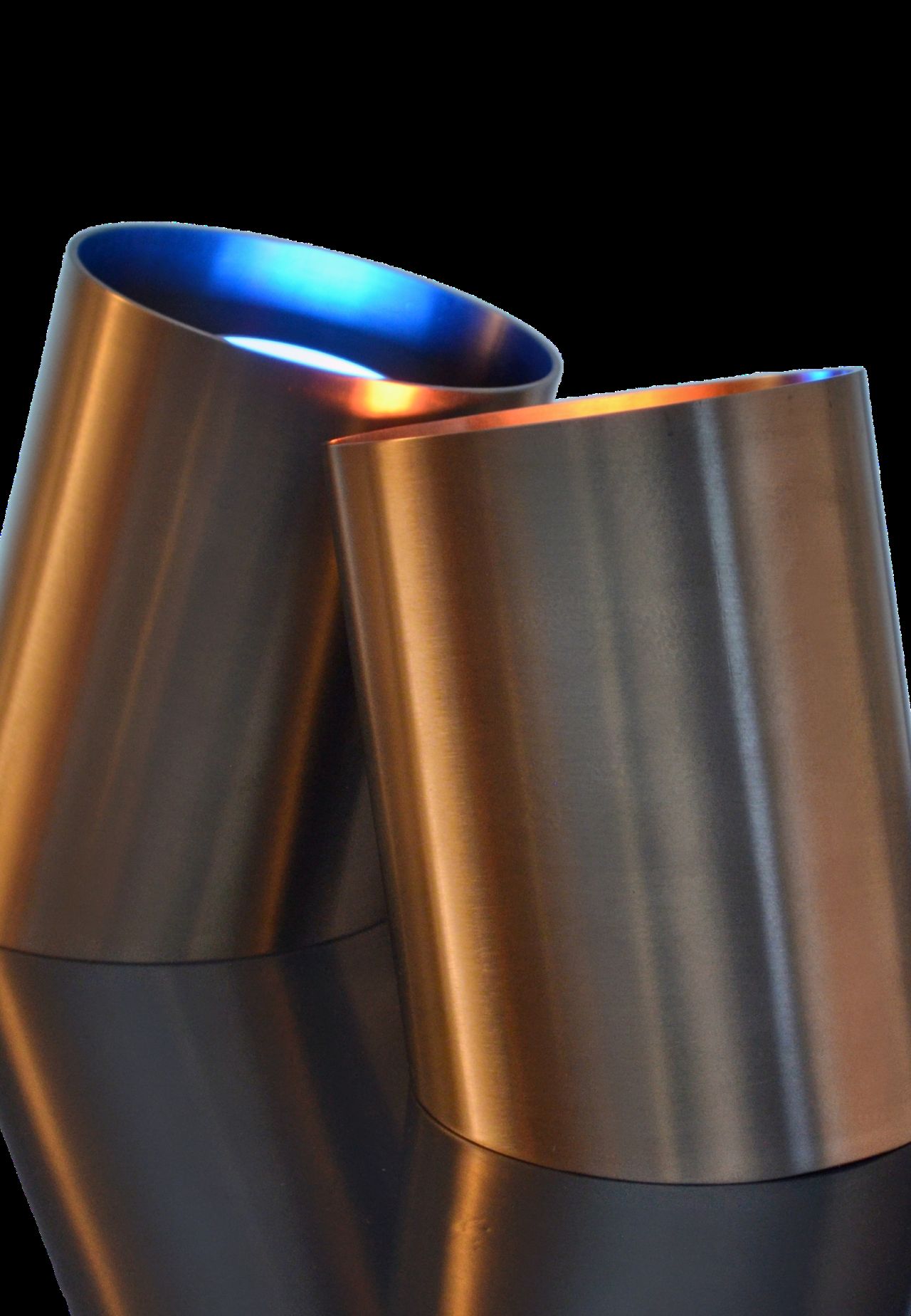 Eva luminaire with 15 degree tilt bottom